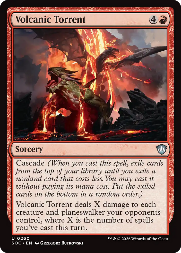Volcanic Torrent [Secrets of Strixhaven Commander] | Game Master's Emporium (The New GME)