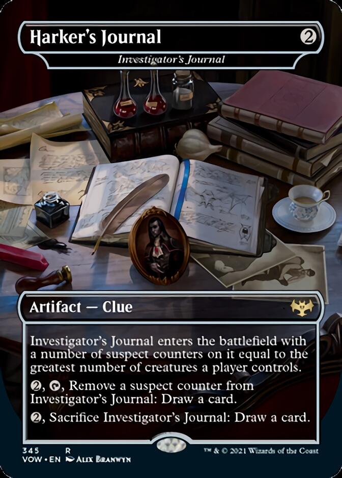 Investigator's Journal - Harker's Journal [Innistrad: Crimson Vow] | Game Master's Emporium (The New GME)