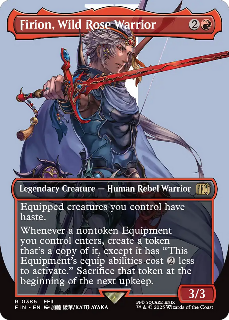 Firion, Wild Rose Warrior (Borderless) [FINAL FANTASY] | Game Master's Emporium (The New GME)