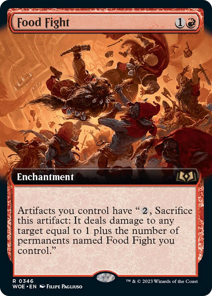 Food Fight (Extended Art) [Wilds of Eldraine] | Game Master's Emporium (The New GME)