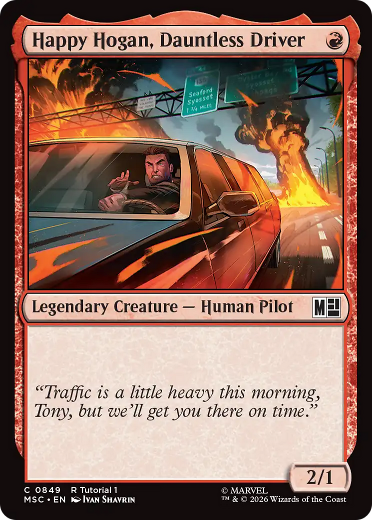 Happy Hogan, Dauntless Driver (0849) [Marvel Super Heroes Commander] | Game Master's Emporium (The New GME)