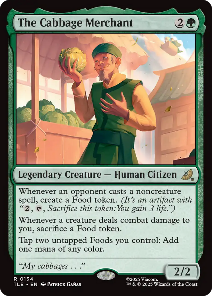 The Cabbage Merchant [Avatar: The Last Airbender: Eternal-Legal] | Game Master's Emporium (The New GME)