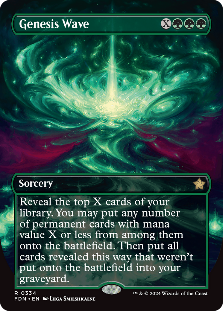 Genesis Wave (Borderless) [Foundations] | Game Master's Emporium (The New GME)