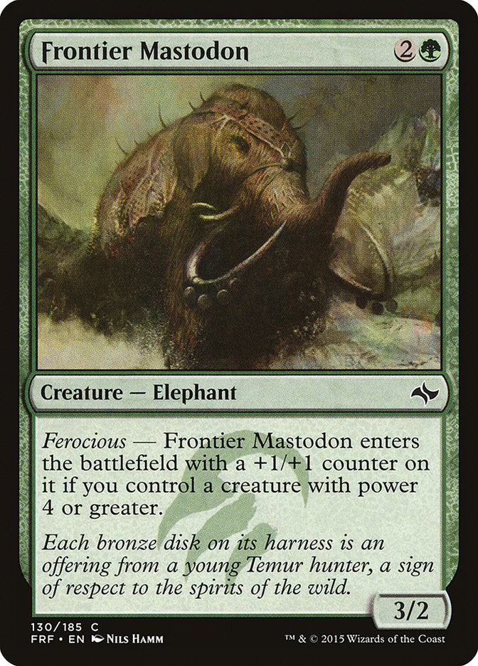 Frontier Mastodon [Fate Reforged] | Game Master's Emporium (The New GME)