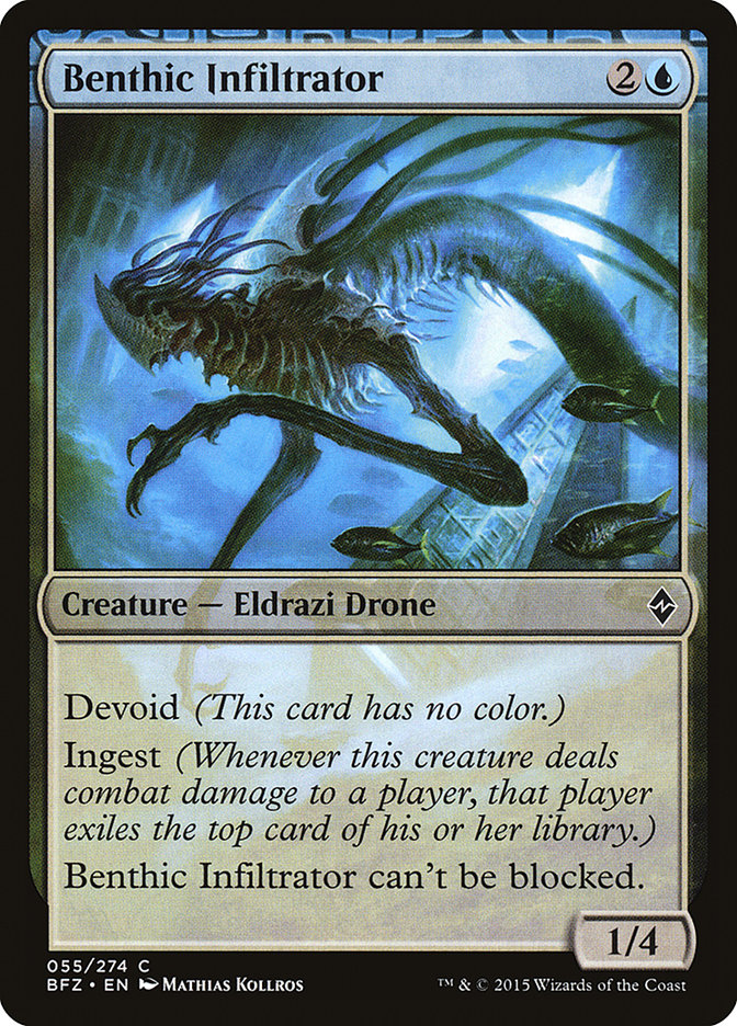 Benthic Infiltrator [Battle for Zendikar] | Game Master's Emporium (The New GME)