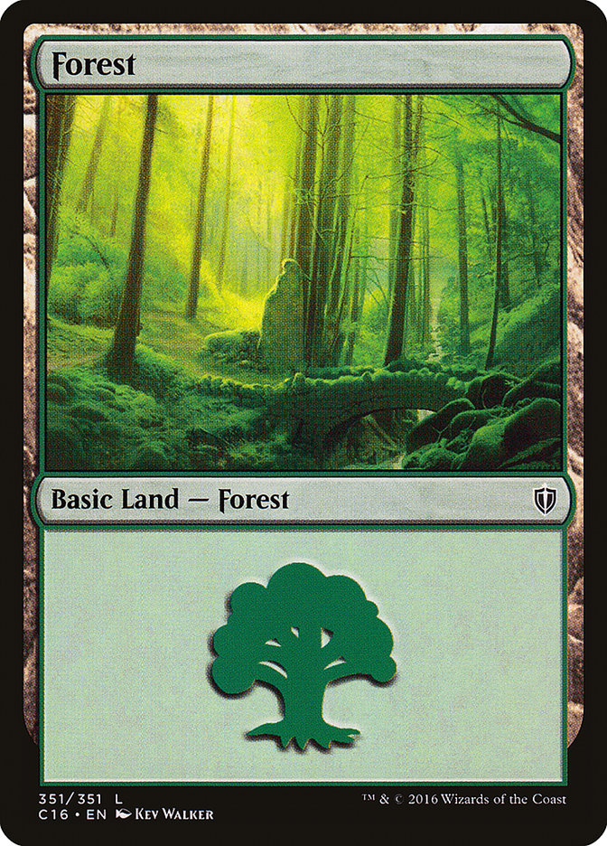 Forest (351) [Commander 2016] | Game Master's Emporium (The New GME)