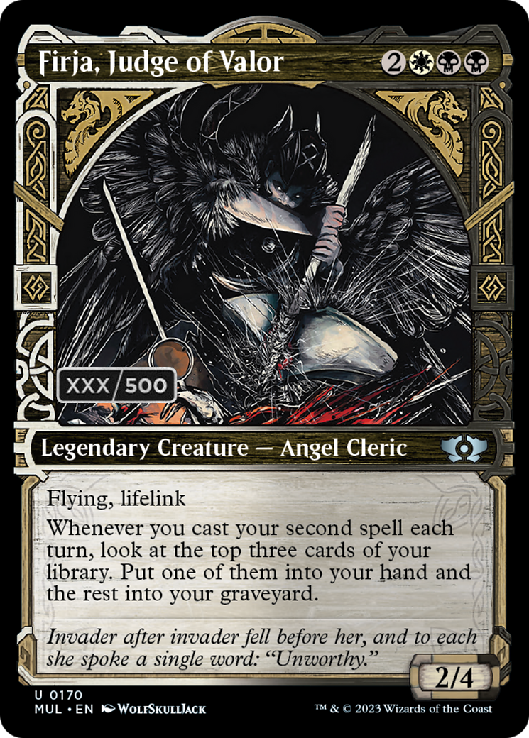 Firja, Judge of Valor (Serialized) [Multiverse Legends] | Game Master's Emporium (The New GME)