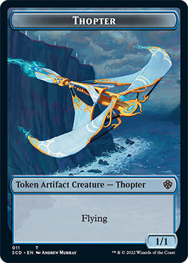 Bird // Thopter Double-Sided Token [Starter Commander Decks] | Game Master's Emporium (The New GME)