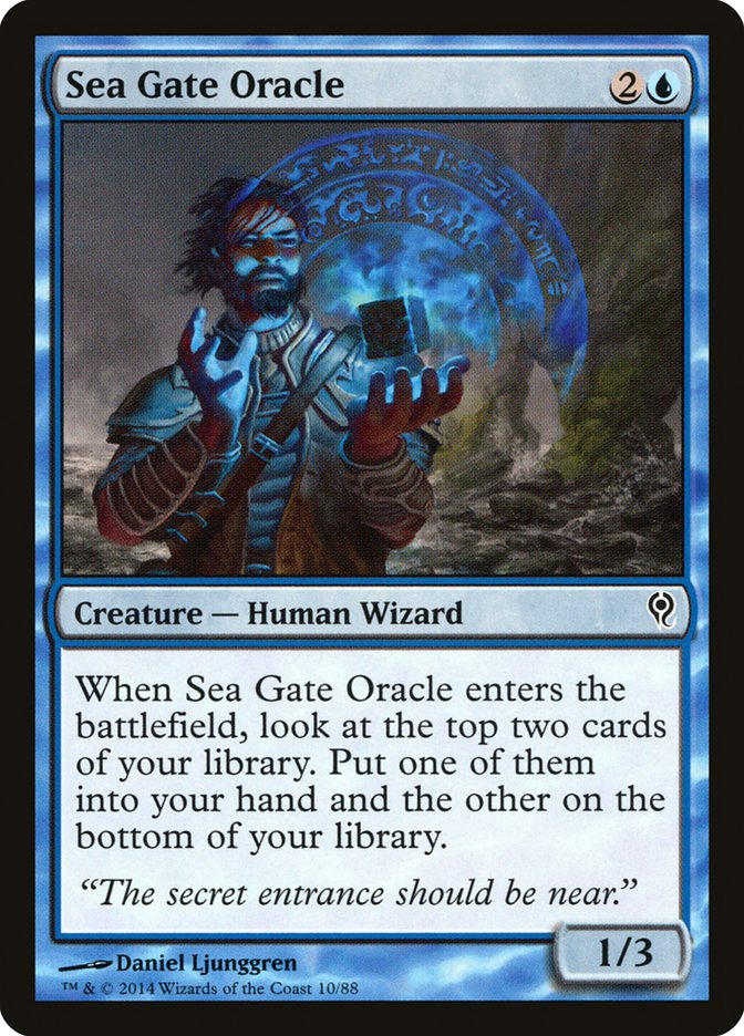 Sea Gate Oracle [Duel Decks: Jace vs. Vraska] | Game Master's Emporium (The New GME)