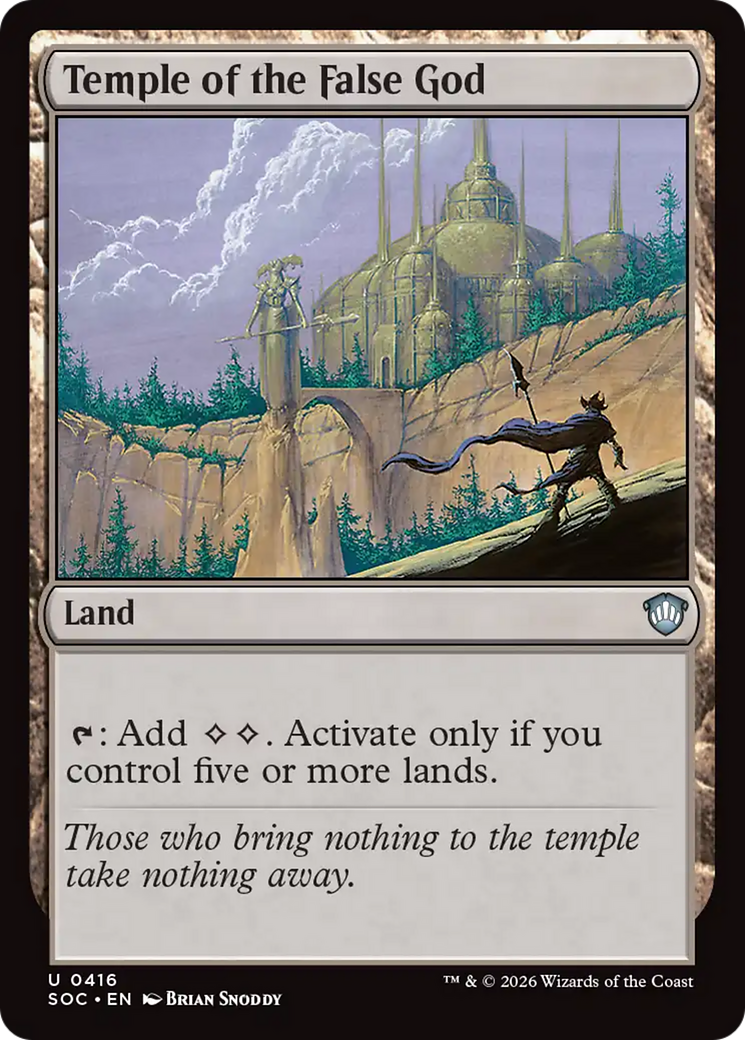 Temple of the False God [Secrets of Strixhaven Commander] | Game Master's Emporium (The New GME)