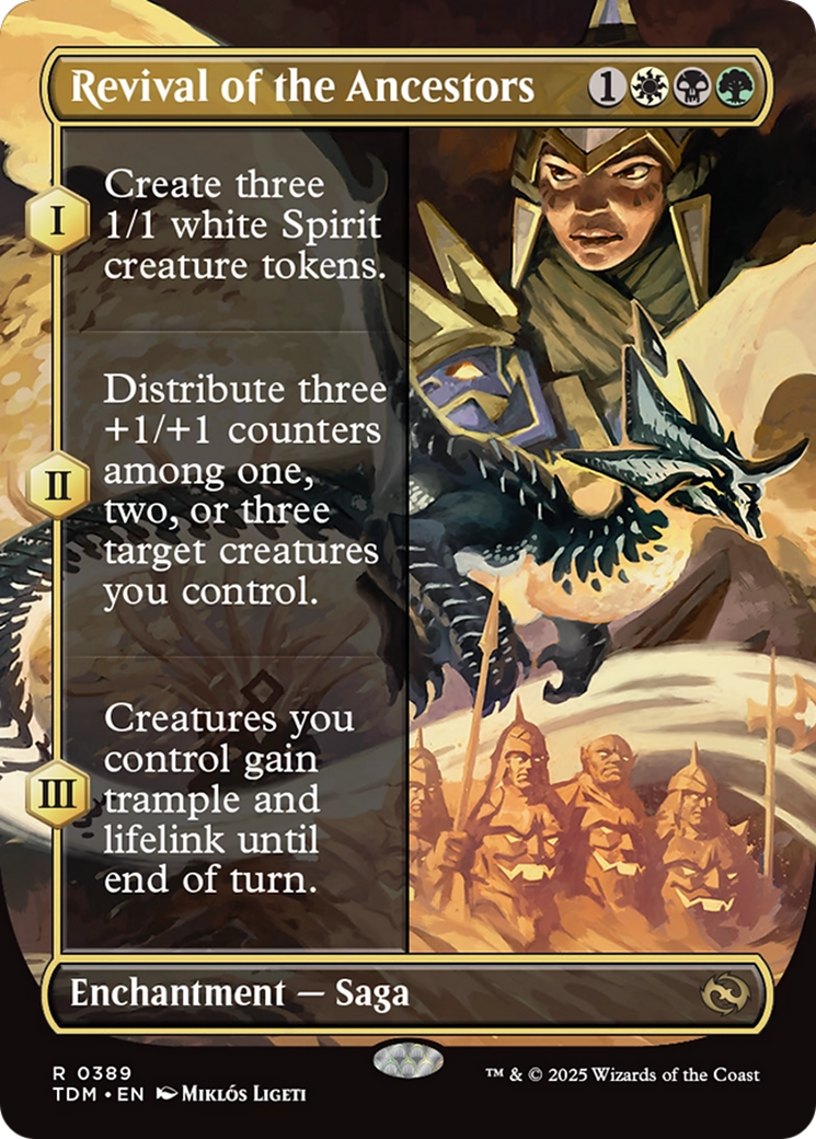 Revival of the Ancestors (Borderless) [Tarkir: Dragonstorm] | Game Master's Emporium (The New GME)