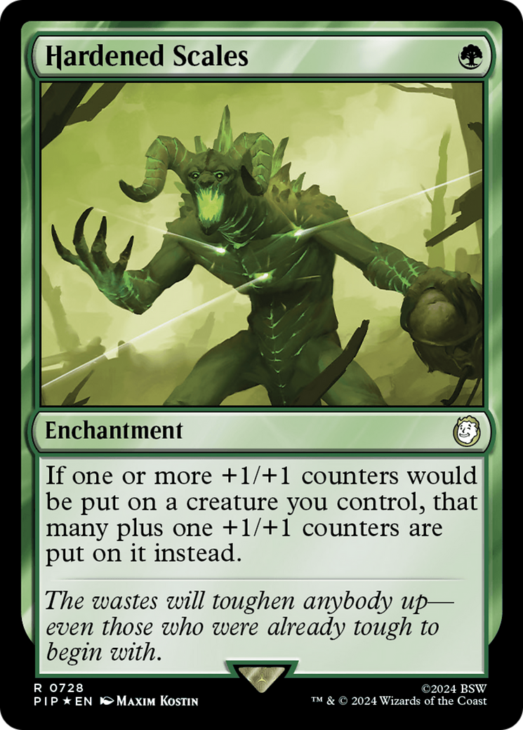 Hardened Scales (Surge Foil) [Fallout] | Game Master's Emporium (The New GME)