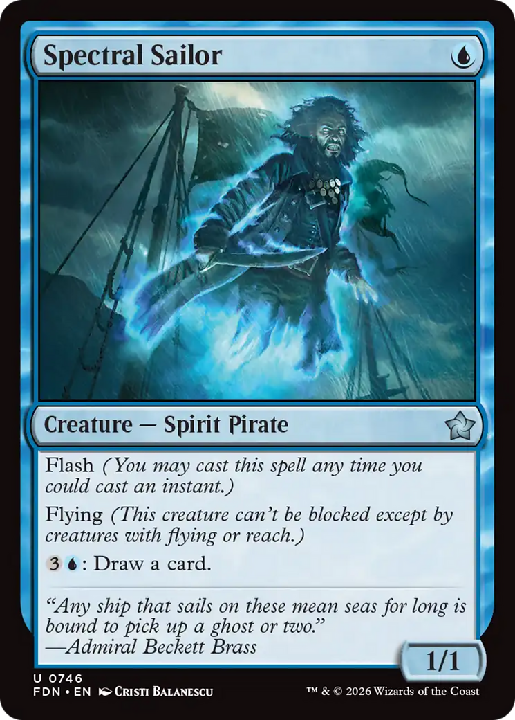 Spectral Sailor (0746) [Foundations] | Game Master's Emporium (The New GME)