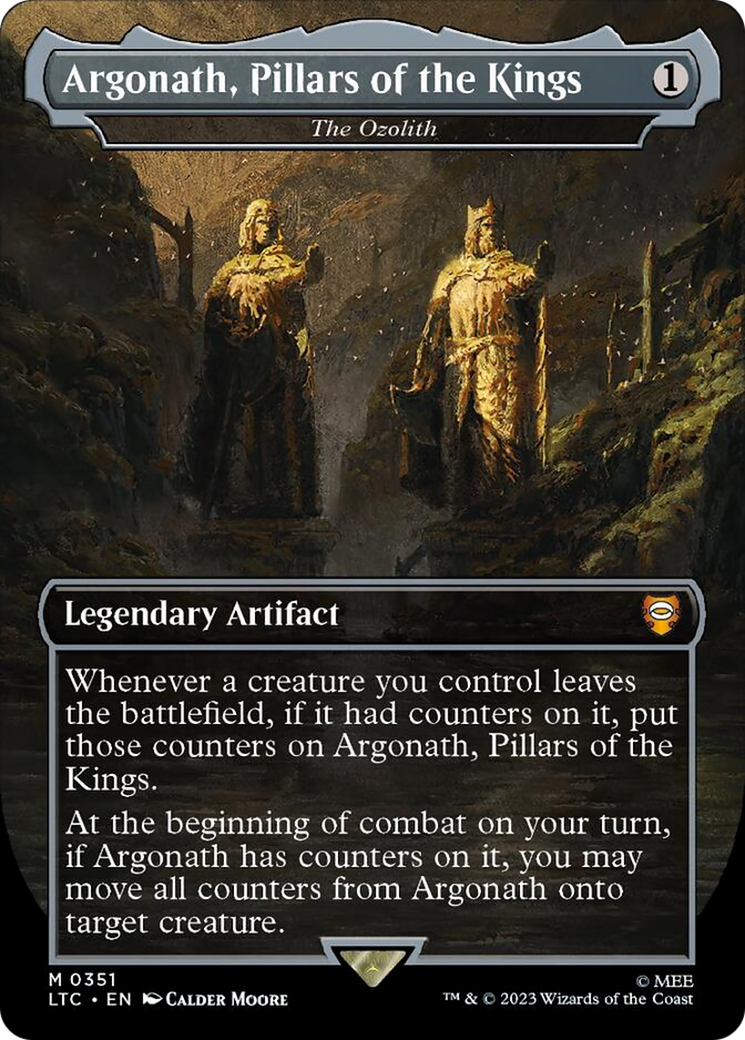 Argonath, Pillars of the Kings - The Ozolith (Surge Foil) [The Lord of the Rings: Tales of Middle-Earth Commander] | Game Master's Emporium (The New GME)