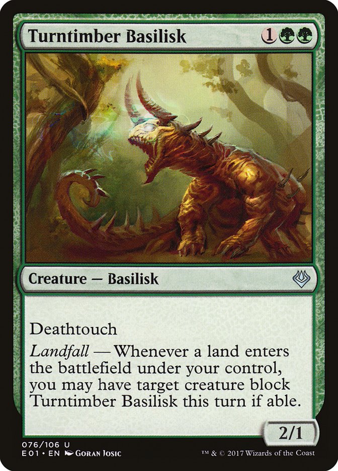 Turntimber Basilisk [Archenemy: Nicol Bolas] | Game Master's Emporium (The New GME)