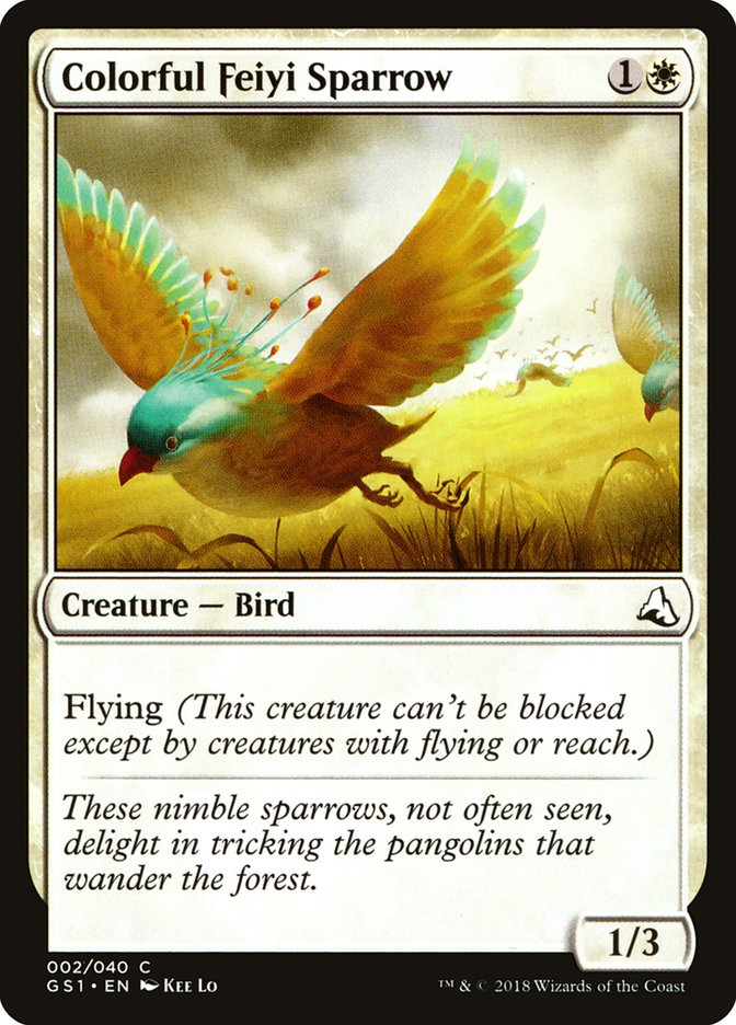 Colorful Feiyi Sparrow [Global Series Jiang Yanggu & Mu Yanling] | Game Master's Emporium (The New GME)