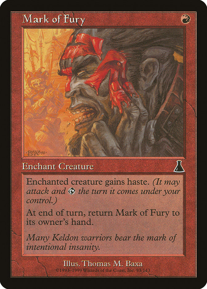 Mark of Fury [Urza's Destiny] | Game Master's Emporium (The New GME)