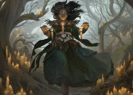 Candlegrove Witch 1 Art Card [Innistrad: Midnight Hunt Art Series] | Game Master's Emporium (The New GME)