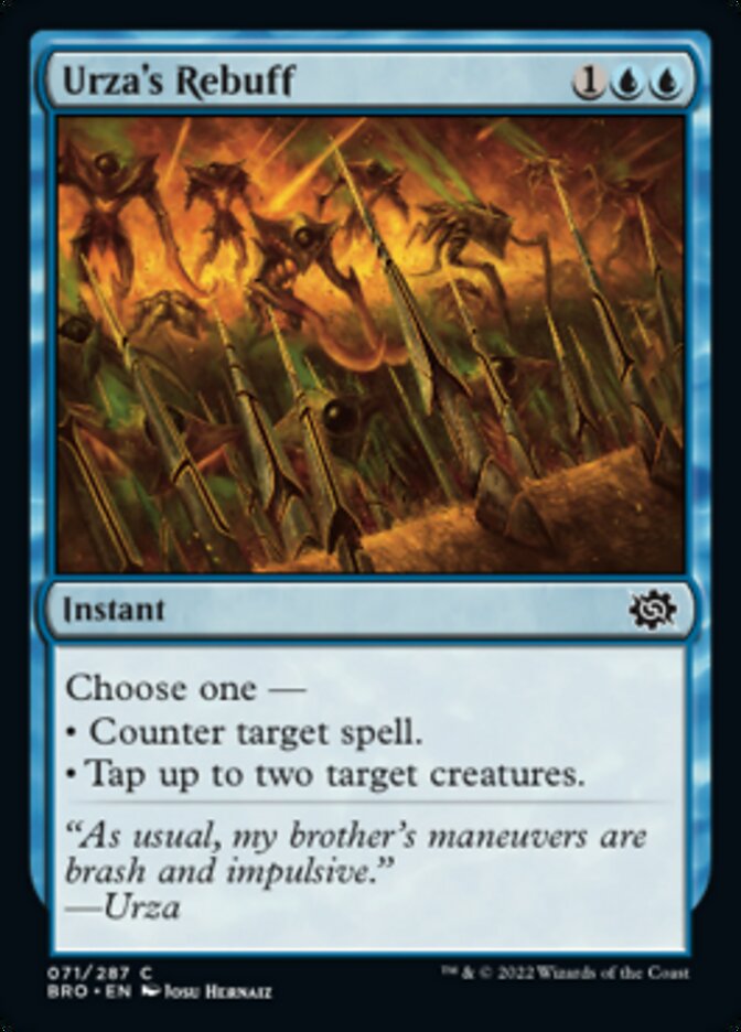 Urza's Rebuff [The Brothers' War] | Game Master's Emporium (The New GME)