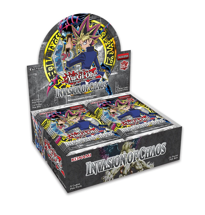 YuGiOh Invasion of Chaos 25A  Booster Box | Game Master's Emporium (The New GME)
