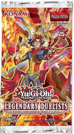 YuGiOh  Legendary Duelists Soulburning Volcano  Single Booster | Game Master's Emporium (The New GME)