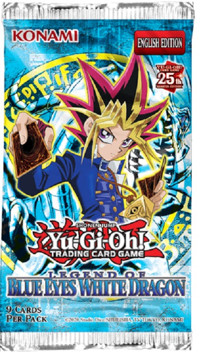 YuGiOh Legend of Blue Eyes White Dragon 25A  Single Booster | Game Master's Emporium (The New GME)