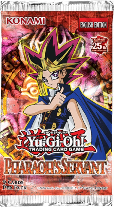 YuGiOh Pharoah's Servant 25A  Single Booster | Game Master's Emporium (The New GME)