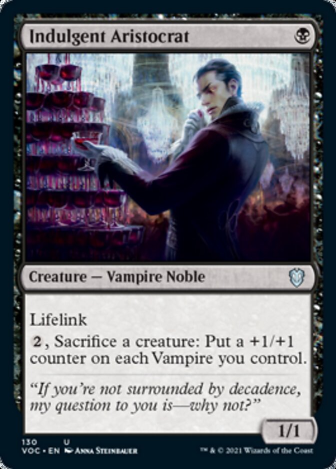 Indulgent Aristocrat [Innistrad: Crimson Vow Commander] | Game Master's Emporium (The New GME)