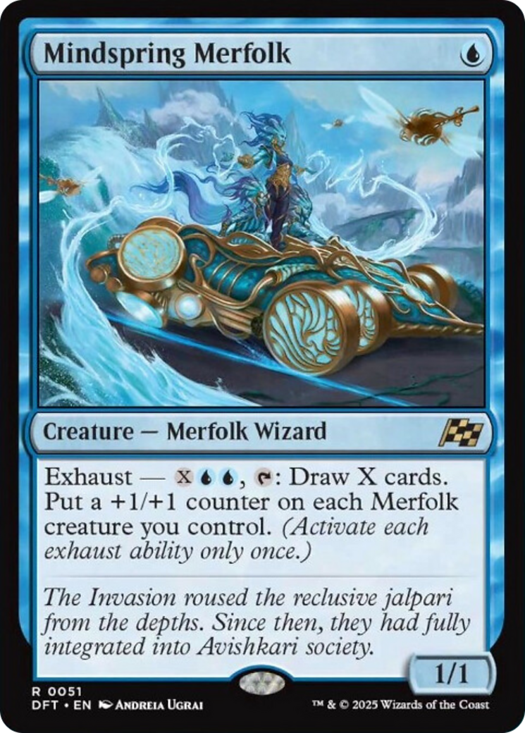 Mindspring Merfolk [Aetherdrift] | Game Master's Emporium (The New GME)