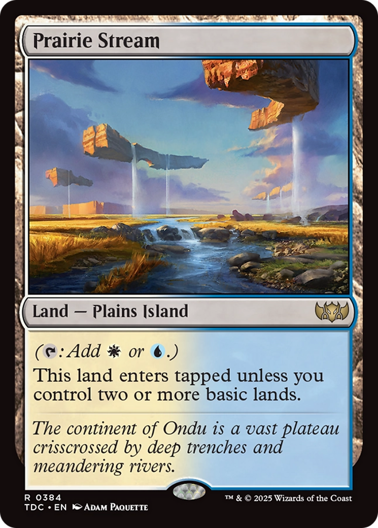 Prairie Stream [Tarkir: Dragonstorm Commander] | Game Master's Emporium (The New GME)
