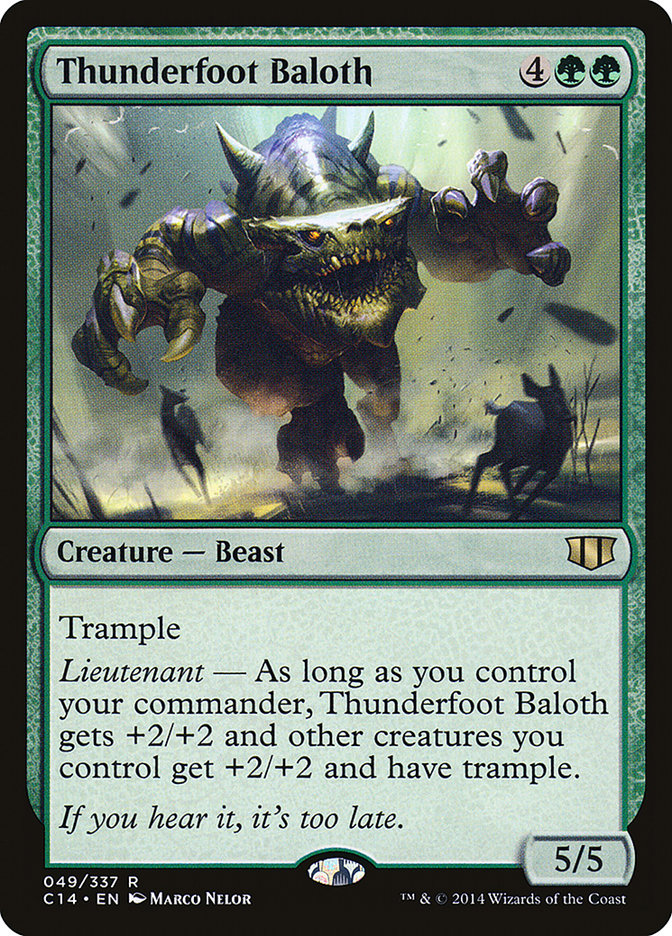 Thunderfoot Baloth [Commander 2014] | Game Master's Emporium (The New GME)