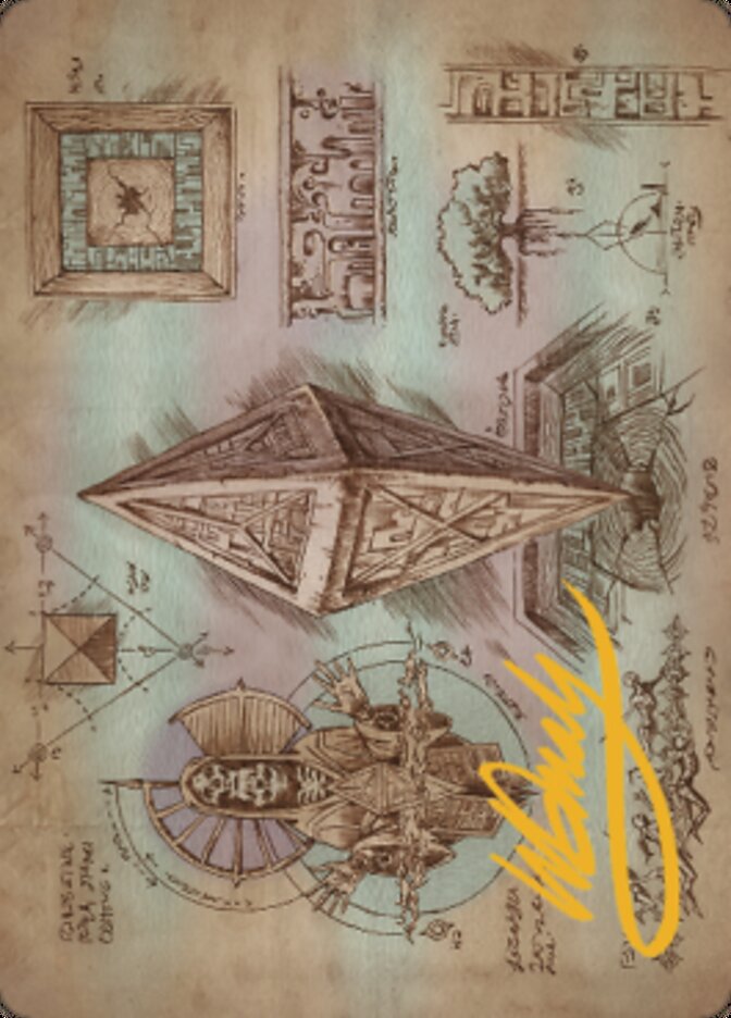 Keening Stone Art Card (Gold-Stamped Signature) [The Brothers' War Art Series] | Game Master's Emporium (The New GME)