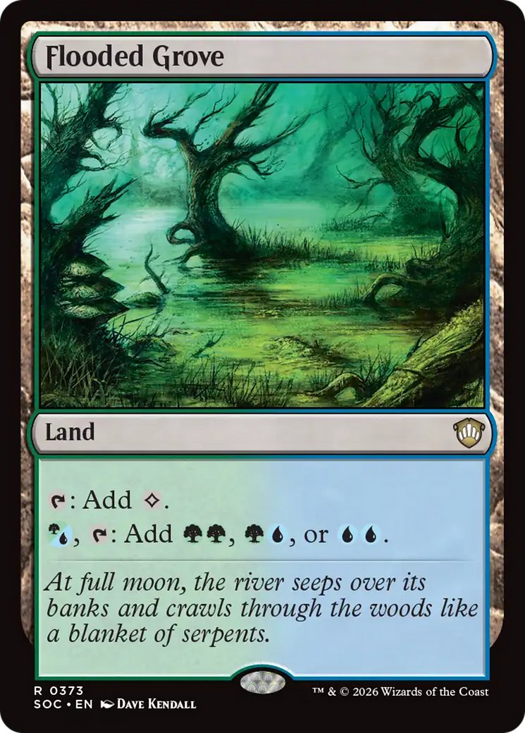 Flooded Grove [Secrets of Strixhaven Commander] | Game Master's Emporium (The New GME)