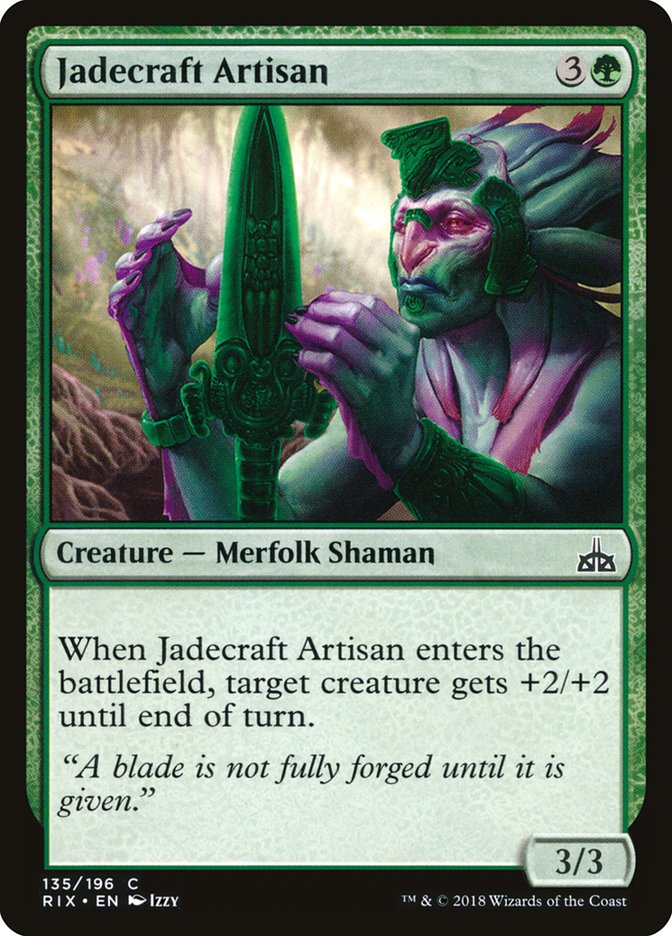 Jadecraft Artisan [Rivals of Ixalan] | Game Master's Emporium (The New GME)