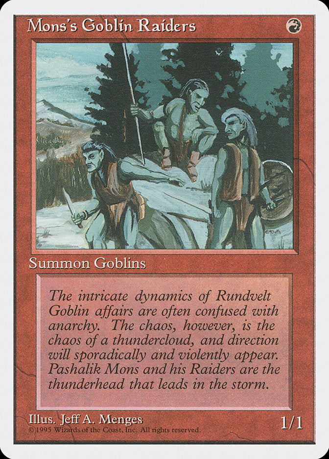 Mons's Goblin Raiders [Fourth Edition] | Game Master's Emporium (The New GME)
