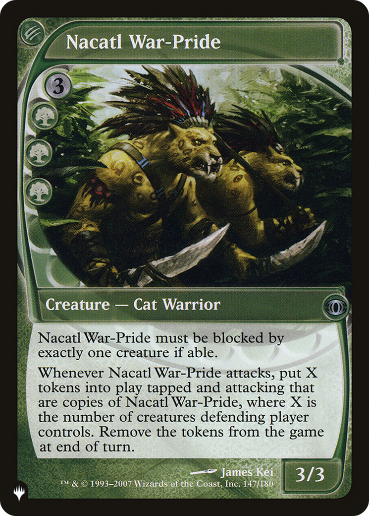 Nacatl War-Pride [The List] | Game Master's Emporium (The New GME)