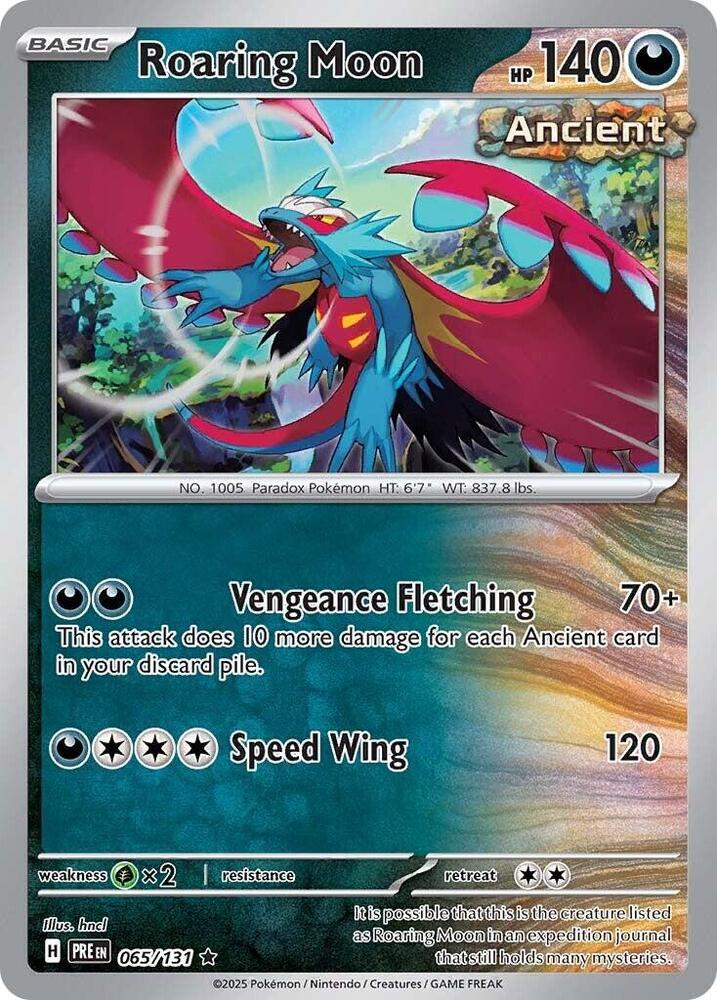 Roaring Moon (065/131) [Scarlet & Violet: Prismatic Evolutions] | Game Master's Emporium (The New GME)