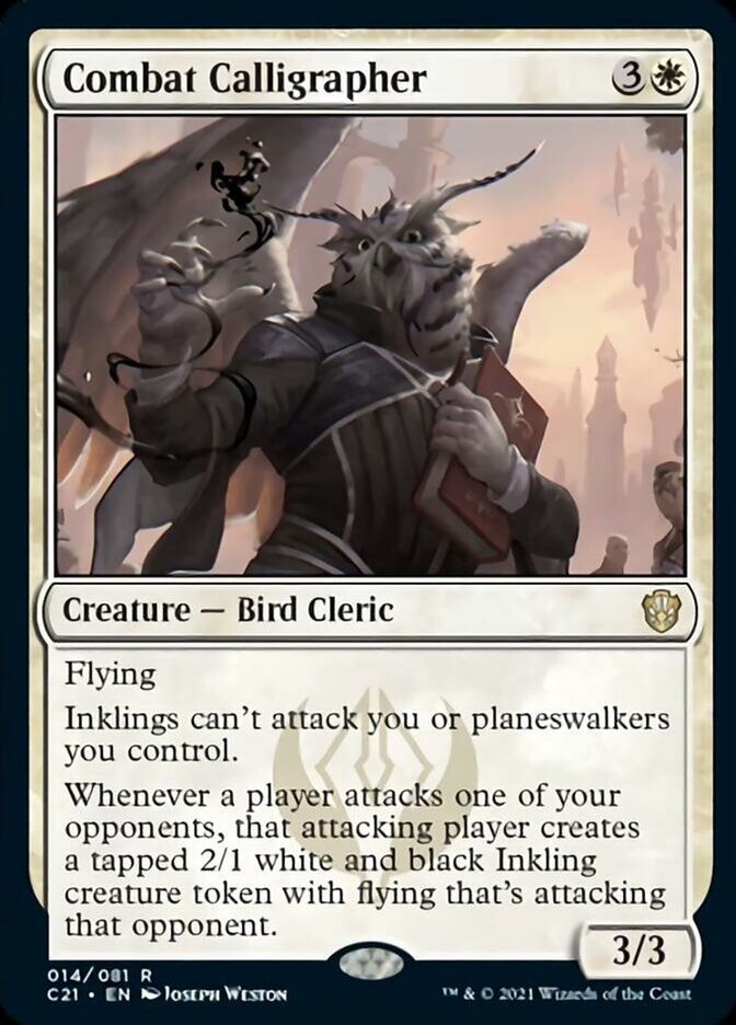 Combat Calligrapher [Commander 2021] | Game Master's Emporium (The New GME)