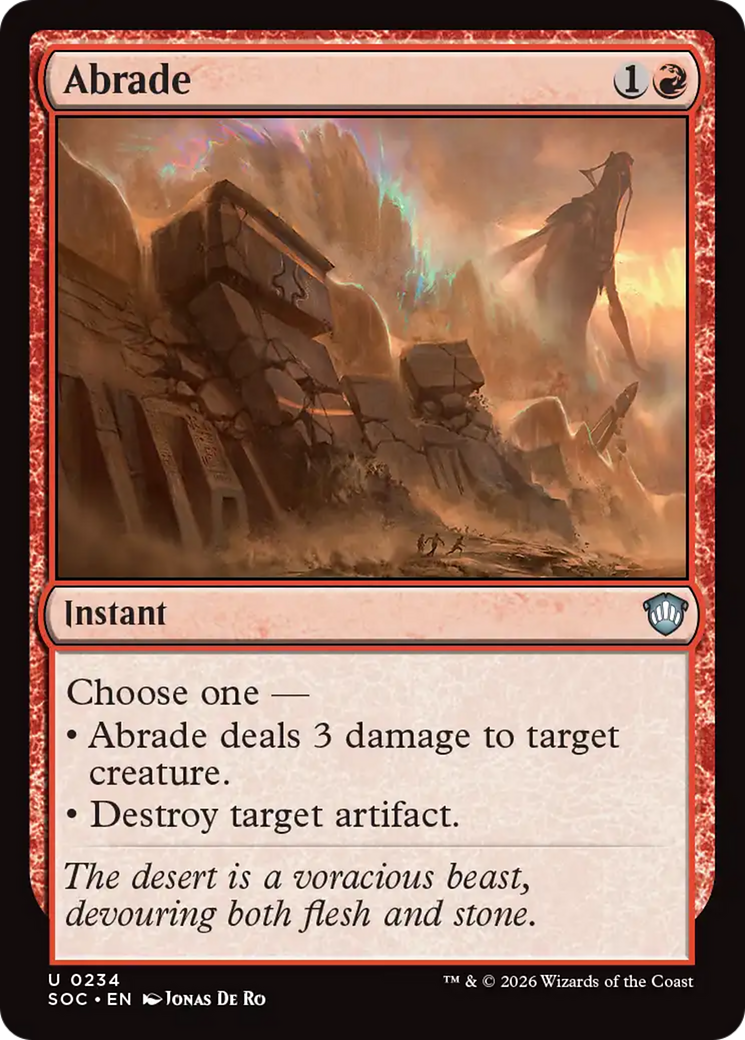 Abrade [Secrets of Strixhaven Commander] | Game Master's Emporium (The New GME)