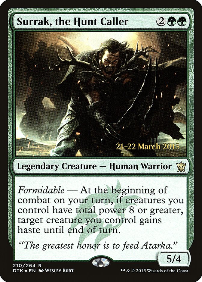 Surrak, the Hunt Caller [Dragons of Tarkir Prerelease Promos] | Game Master's Emporium (The New GME)