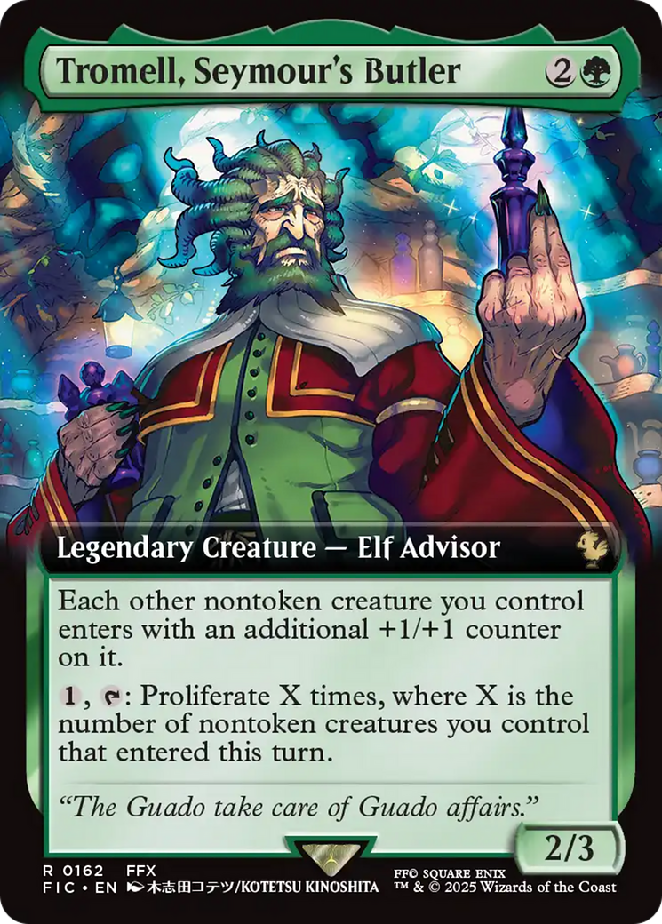 Tromell, Seymour's Butler (Extended Art) [FINAL FANTASY Commander] | Game Master's Emporium (The New GME)