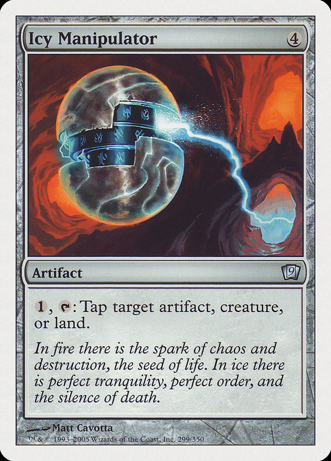 Icy Manipulator (9th Edition) [Oversize Cards] | Game Master's Emporium (The New GME)