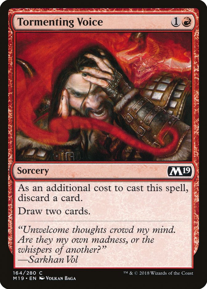 Tormenting Voice [Core Set 2019] | Game Master's Emporium (The New GME)