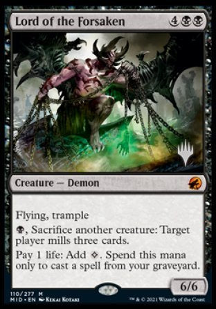 Lord of the Forsaken (Promo Pack) [Innistrad: Midnight Hunt Promos] | Game Master's Emporium (The New GME)