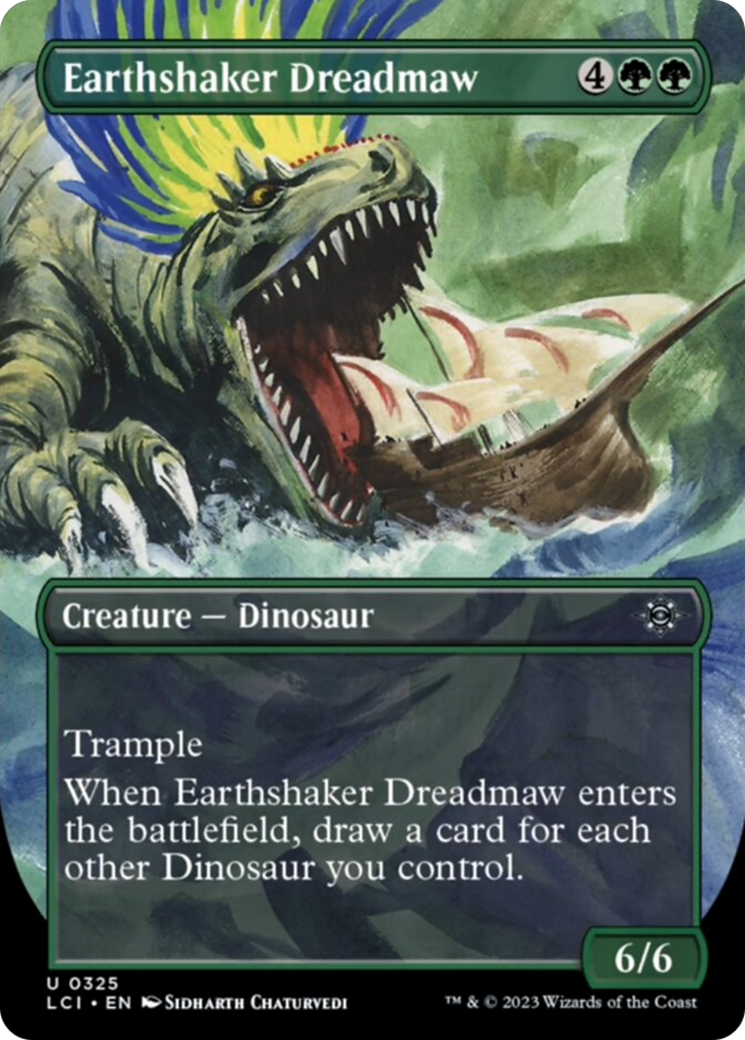 Earthshaker Dreadmaw (Borderless) [The Lost Caverns of Ixalan] | Game Master's Emporium (The New GME)