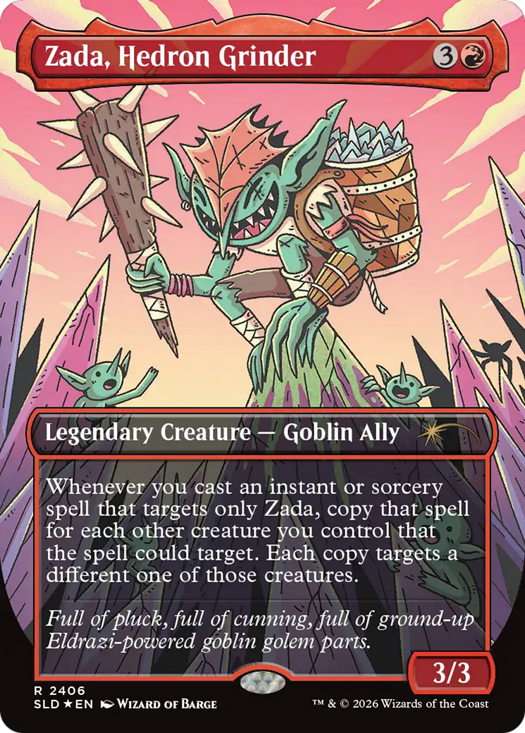 Zada, Hedron Grinder (Display Commander) - Thick Stock [Secret Lair Drop Series] | Game Master's Emporium (The New GME)