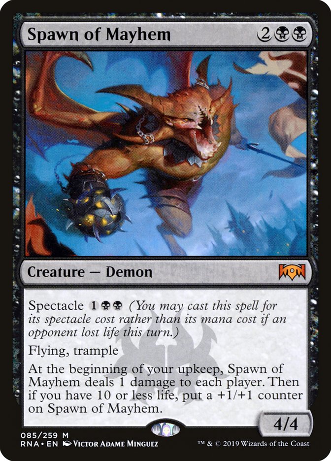 Spawn of Mayhem [Ravnica Allegiance] | Game Master's Emporium (The New GME)