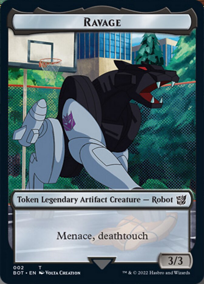 Powerstone // Ravage Double-Sided Token [The Brothers' War Tokens] | Game Master's Emporium (The New GME)
