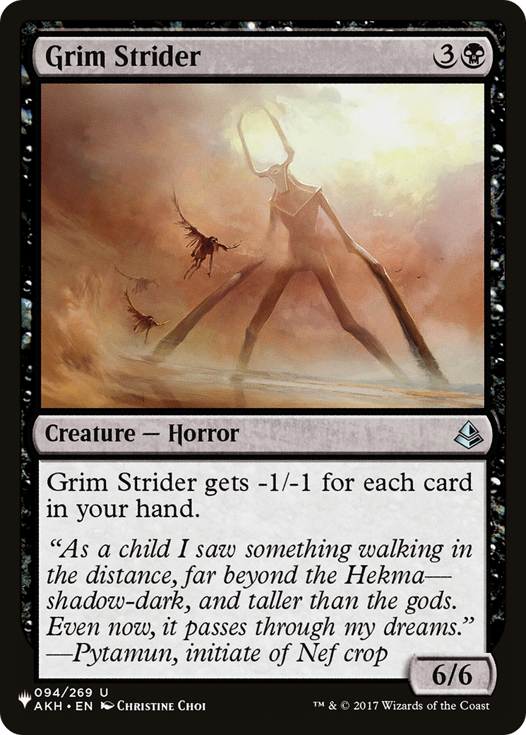 Grim Strider [The List] | Game Master's Emporium (The New GME)