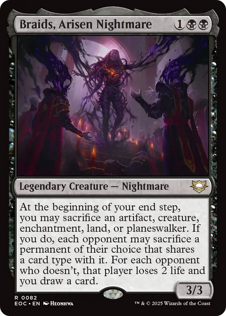 Braids, Arisen Nightmare [Edge of Eternities Commander] | Game Master's Emporium (The New GME)